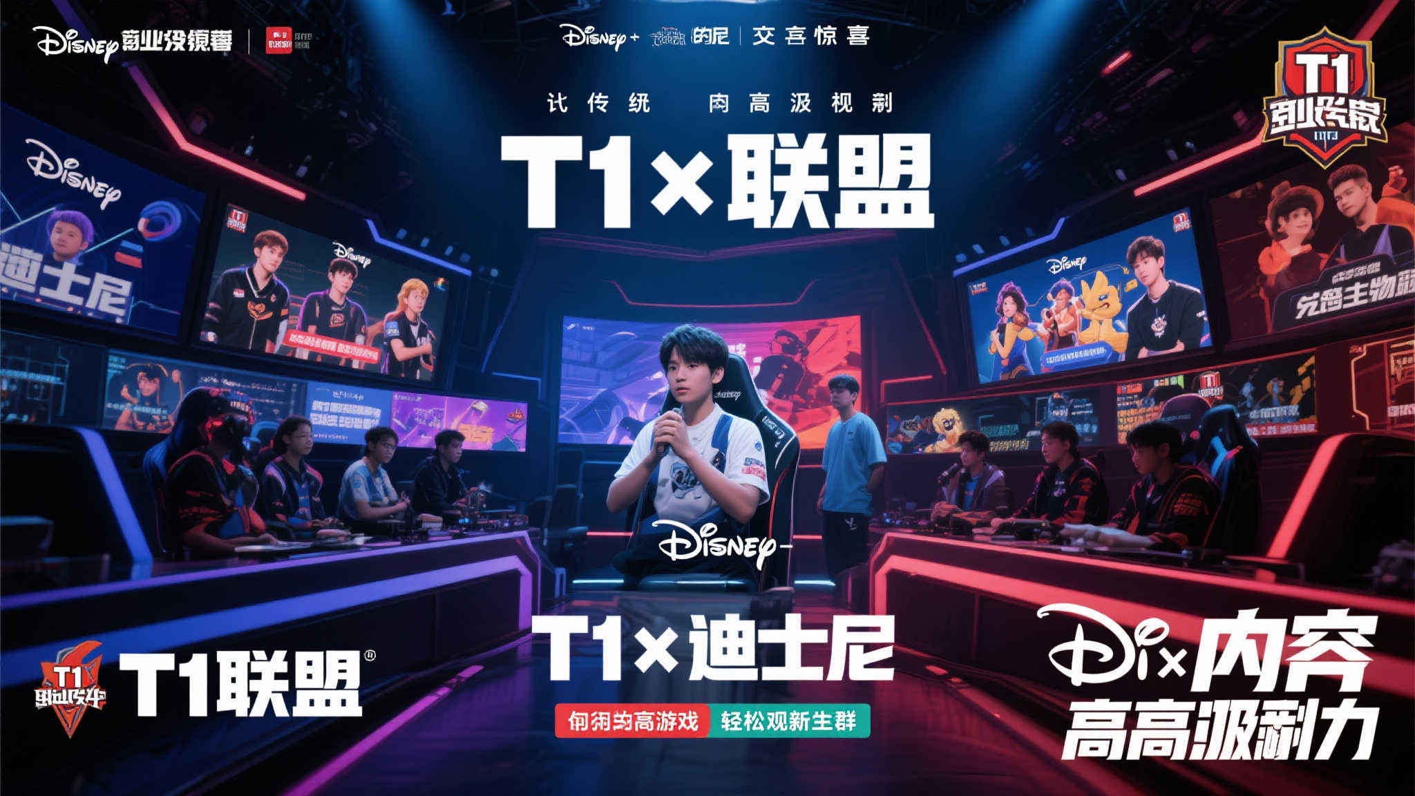 迪士尼联手T1,共创全新合作产品! 迪士尼联手T1,共创全新合作产品!