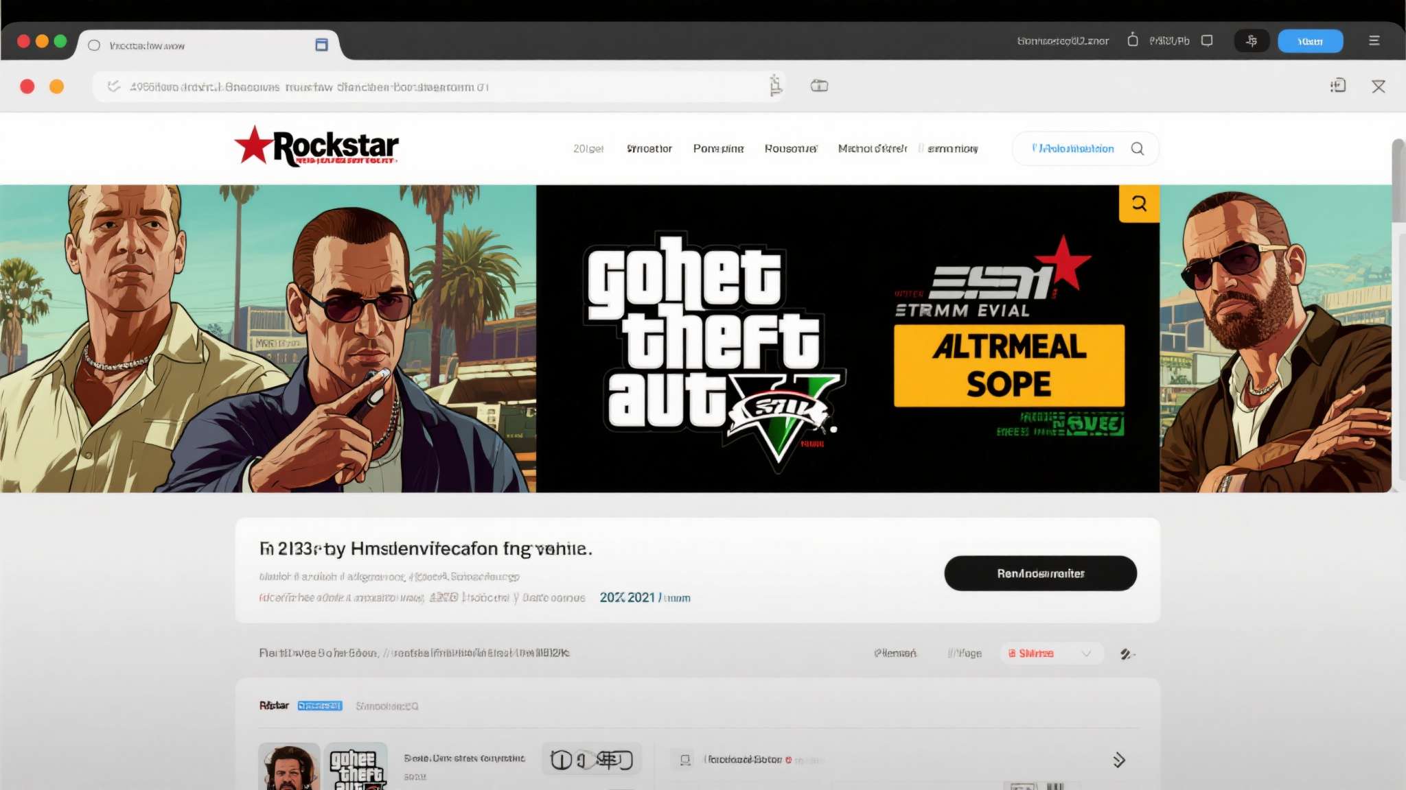 2013年《GTA5》正式上线前夕，R星官网同样出现过持续数日的访问缓慢问题，随